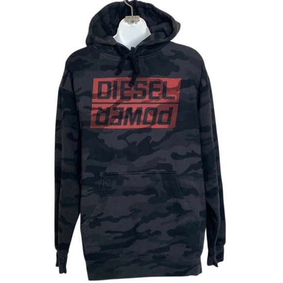 Diesel Other - Diesel Black Sweater with Bold Red Branding